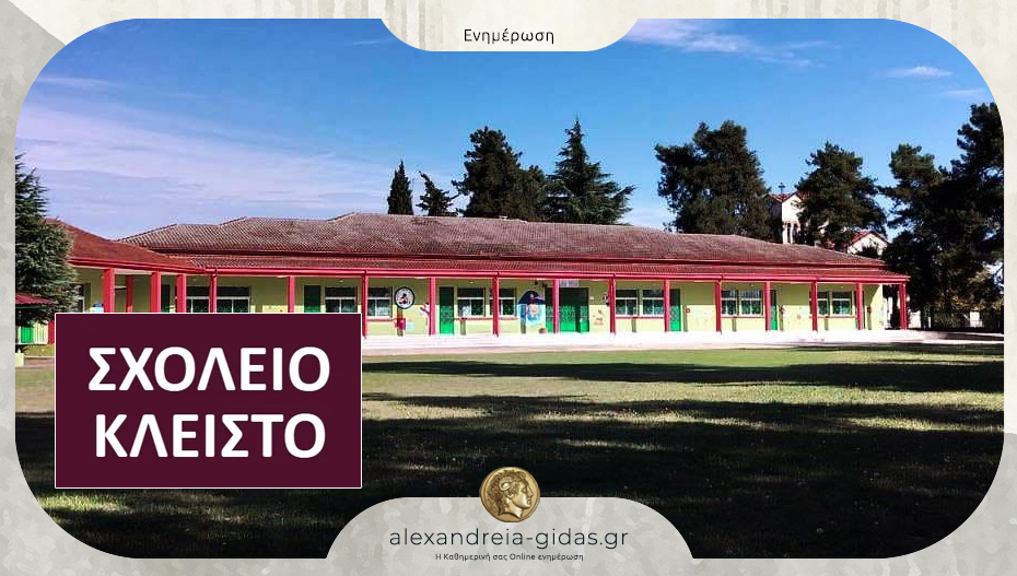 Ποια σχολεία του δήμου Αλεξάνδρειας θα είναι κλειστά την Τρίτη 16 Δεκεμβρίου