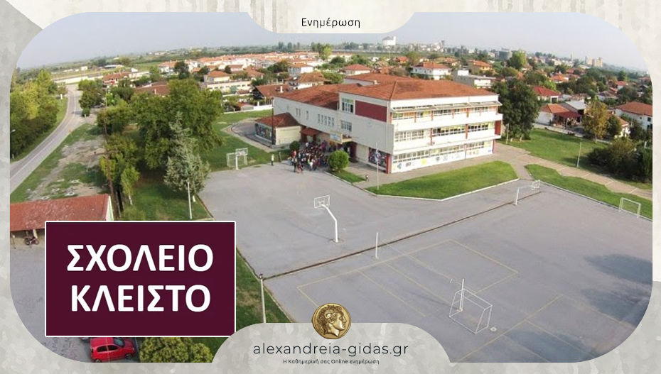 Ποια σχολεία του δήμου Αλεξάνδρειας θα είναι κλειστά την Παρασκευή 16 Ιανουαρίου