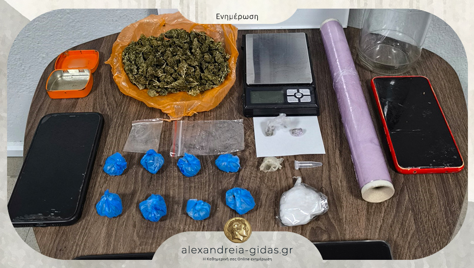 Επεισοδιακή σύλληψη για ναρκωτικά στην Ημαθία – άφησε τη μηχανή και διέφυγε πεζός