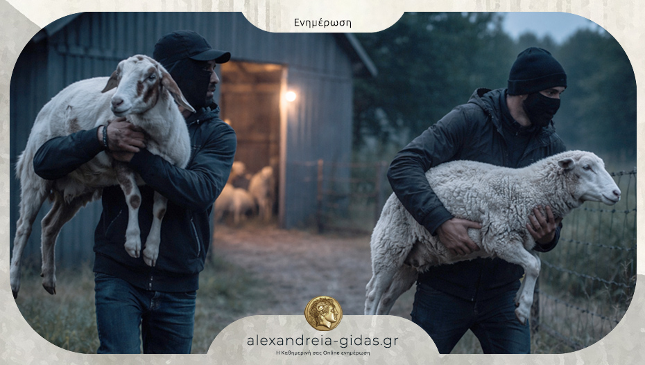 Έκλεψαν δύο αιγοπρόβατα από αγρόκτημα της Κατερίνης