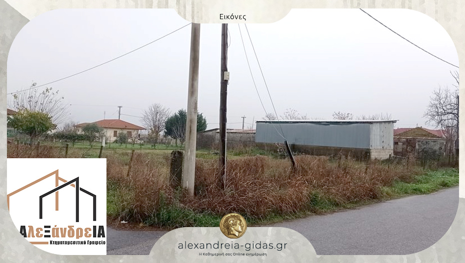 Ευκαιρία! ΠΩΛΕΙΤΑΙ γωνιακό οικόπεδο 1.330 τ.μ. στο Κλειδί Ημαθίας