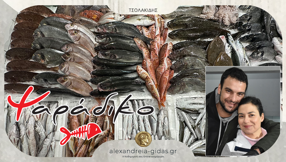 Σάββατο στο Ψαράδικο ΤΣΟΛΑΚΙΔΗΣ: Ολόφρεσκα ψάρια και θαλασσινά στην Αλεξάνδρεια!