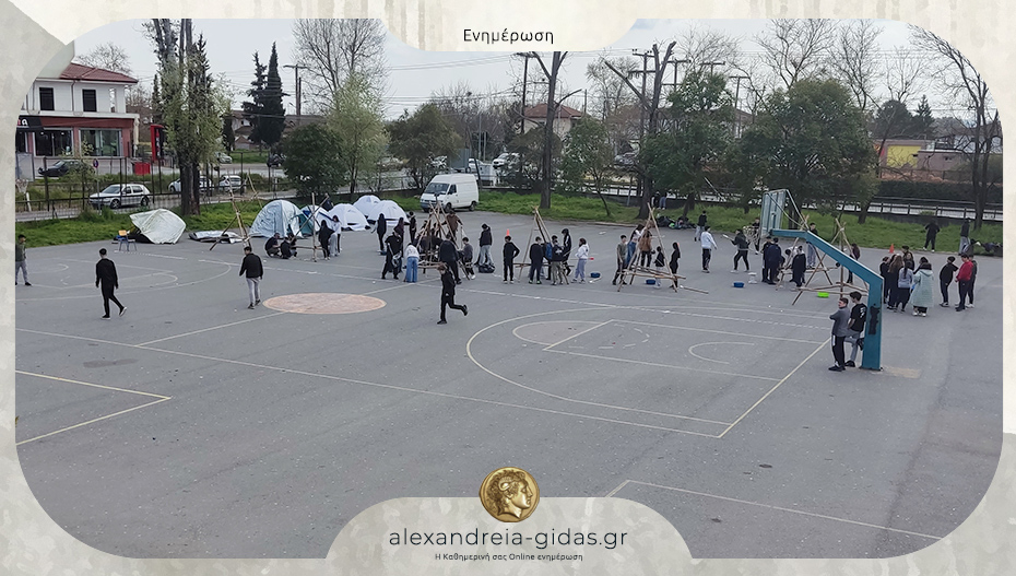 Δράση των προσκόπων με τους μαθητές του 2ου Γυμνασίου Αλεξάνδρειας