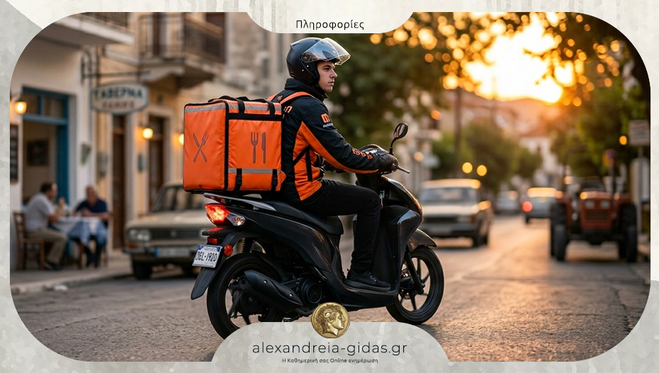 Θέση delivery σε επιχείρηση εστίασης στην Αλεξάνδρεια!