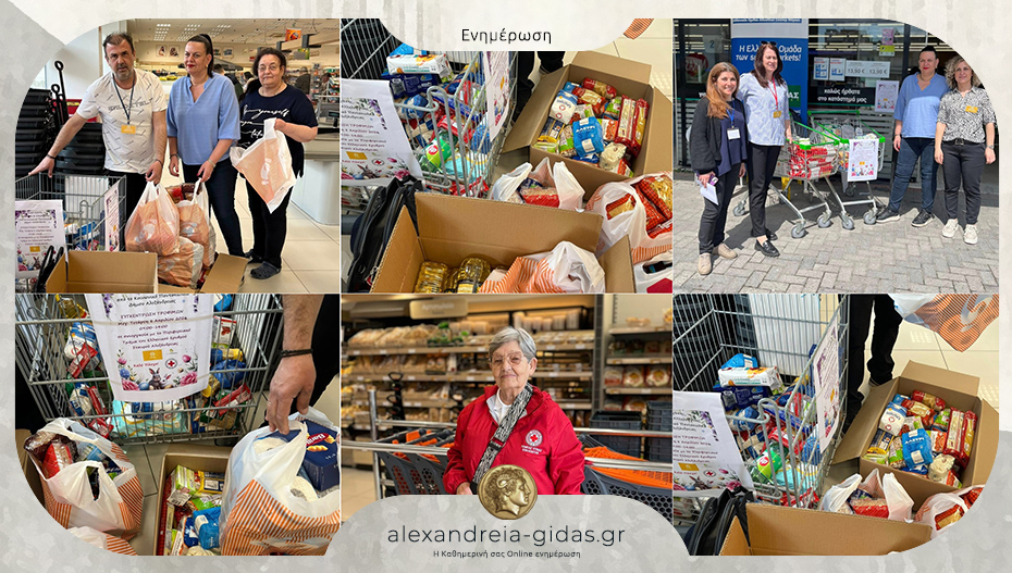 “Ημέρα Αγάπης, Ανθρωπιάς και Αλληλεγγύης” στην Αλεξάνδρεια: Συγκινητική η ανταπόκριση του κόσμου